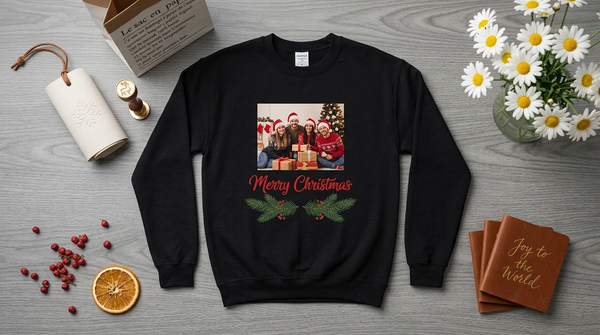 Matching Christmas Couple Sweatshirts: Custom Embroidered Hoodies That Double as an Anniversary Gift