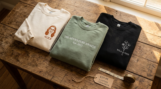Cheap Custom Embroidered Sweatshirt: How to Get It Right Without Paying Boutique Prices