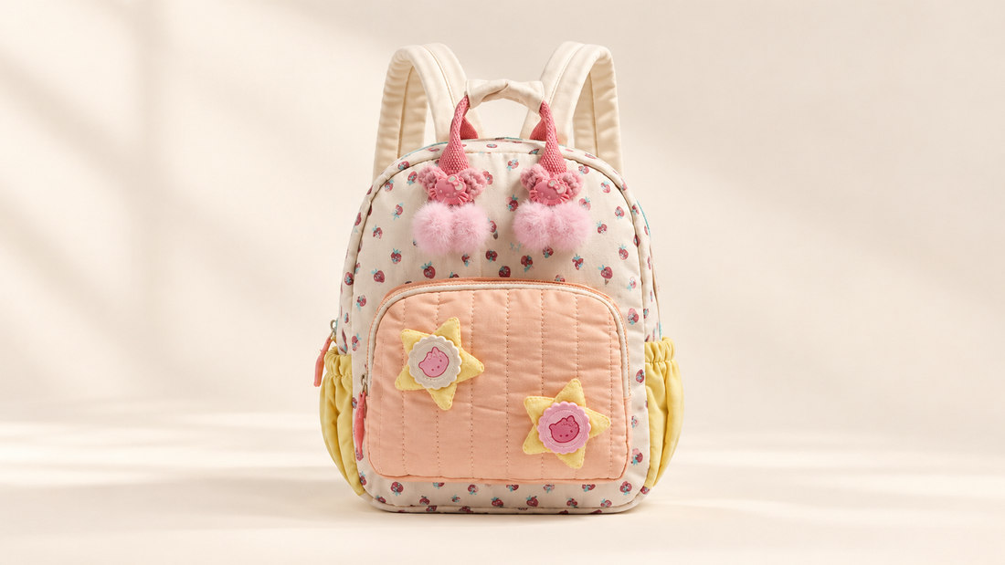Kids' Strawberry Print Backpack: The Toddler-Friendly School Bag Kids Actually Want to Carry