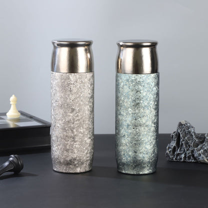 The Crystal Ti Series: Pure Titanium Magnetic Tea Tumbler & Sharing Cup