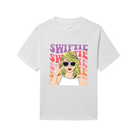 T-shirt dipinta di musica personalizzata con foto