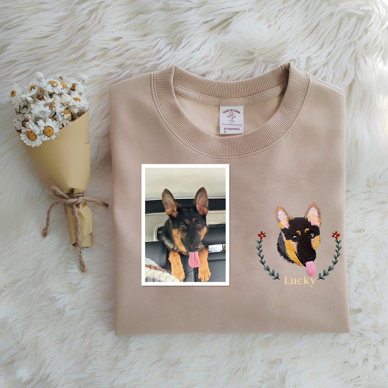 Embroidered-Pet-Sandy-Sweatshirt-Hoodie