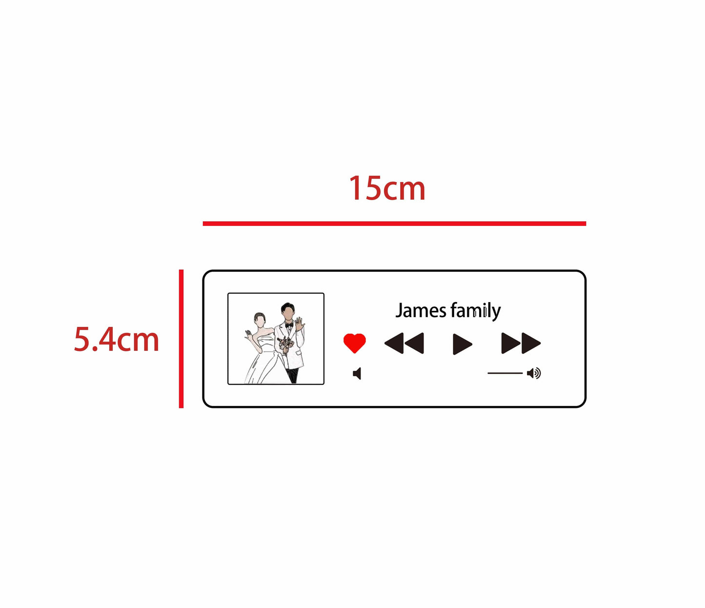 Mystichot Custom Embroidered 100% Cotton sweatshirt hoodie - Music player