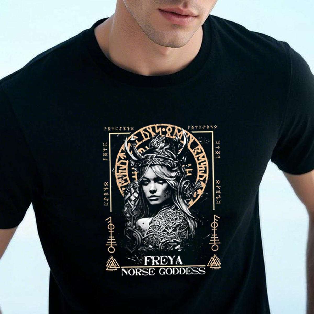 NORSE GODDESS-FREYA- Printed T-shirt