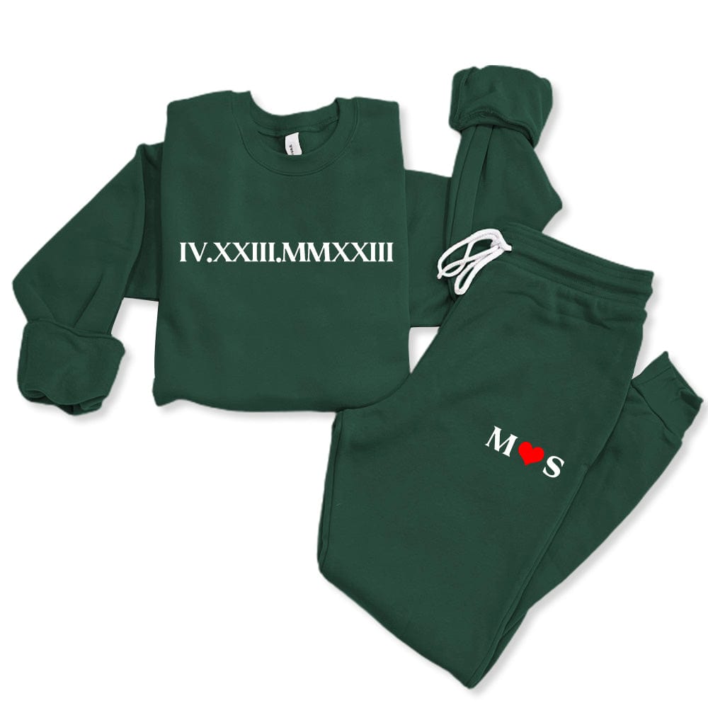 Custom-Embroidered-Roman-Numeral-Green-Outfit