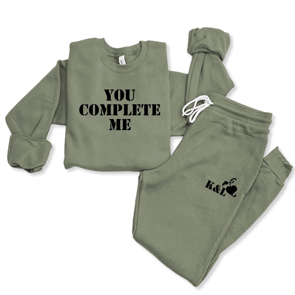 Custom-Embroidered-Words-Army Green-Outfit