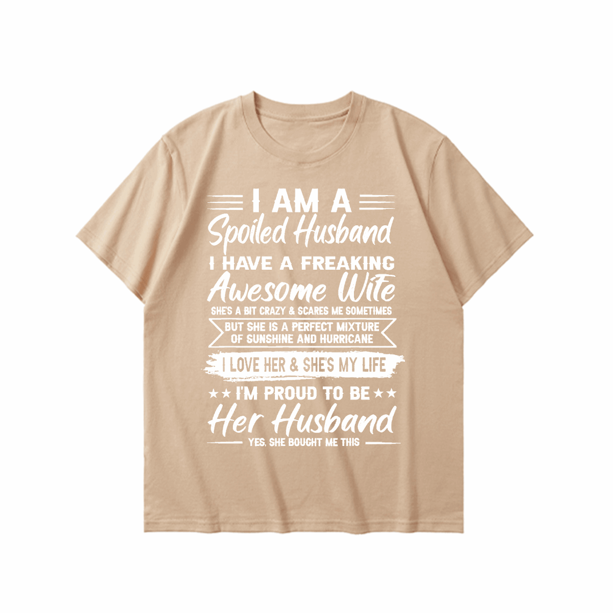 I love her. She's my life-Printed T-shirt