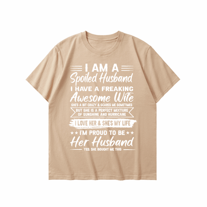 I love her. She's my life-Printed T-shirt