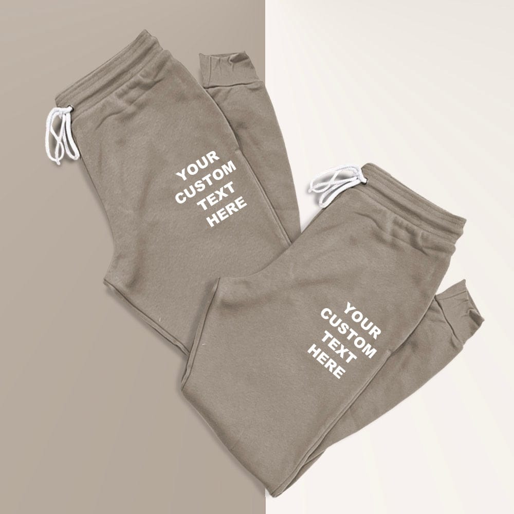Custom-Embroidered-Words-Sand-Sweatpants