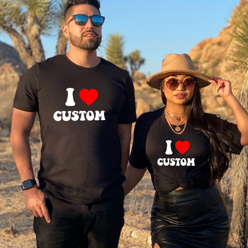 Custom I Love Shirt, Custom Valentines Day Gift