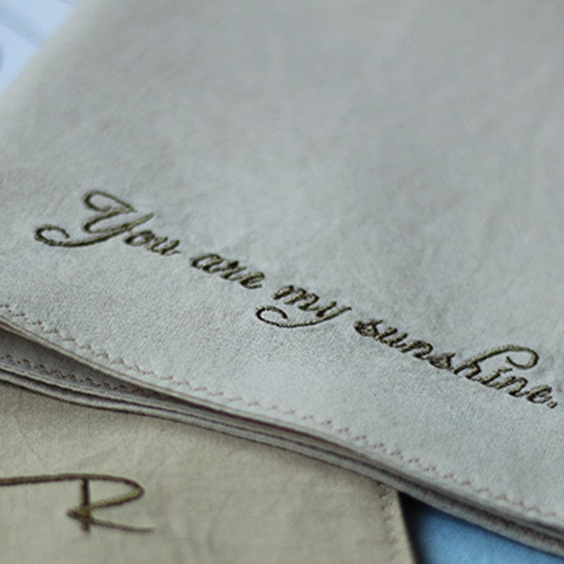 Custom Embroidered Cotton Handkerchief